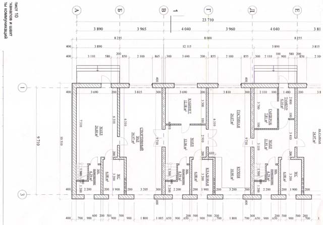дом-блок из трех таунхаусов